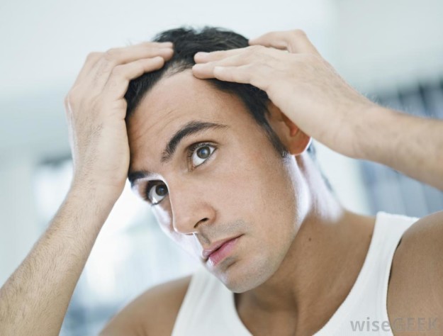 Men Checking Hairline | Men's Haircare Guide To Get Strong Healthy Hair