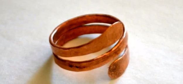 Copper Ring | DIY Men's Jewelry | How To Make A Hammered Copper Ring