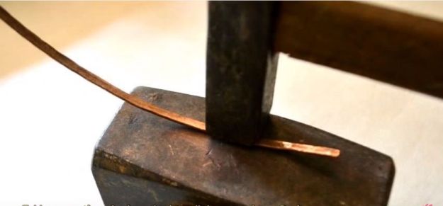 Hammer the Wire | DIY Men's Jewelry | How To Make A Hammered Copper Ring