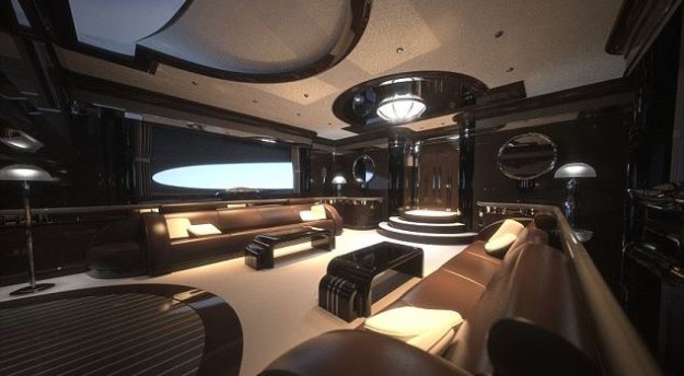 Yacht Interior | The Astounding Interior Of A Russian Billionaire's $300 Million Yacht