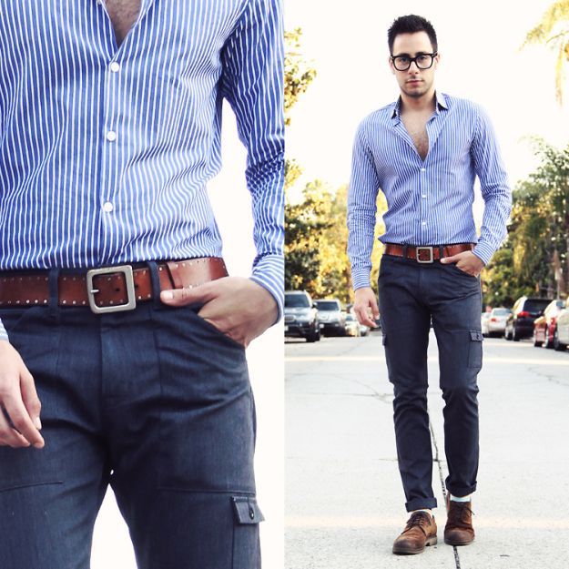 Pair of Casual Shoes and a Matching Belt | 9 Clothing Styles For Men To Always Look Their Best