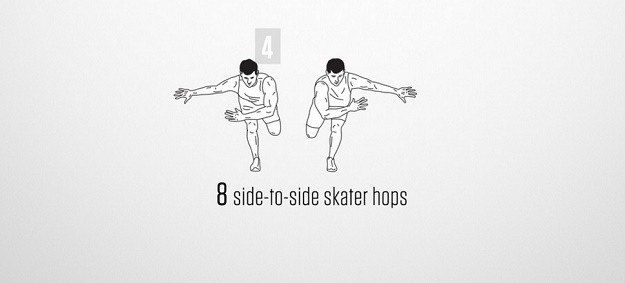 Skate Lunges | Quick Leg Exercises For Businessmen On The Go 